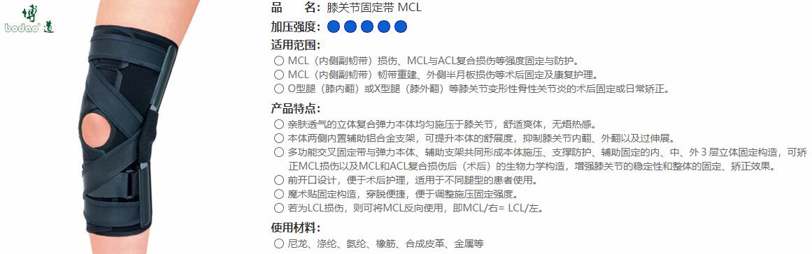 內(nèi)側(cè)側(cè)副靱帯　MCL 